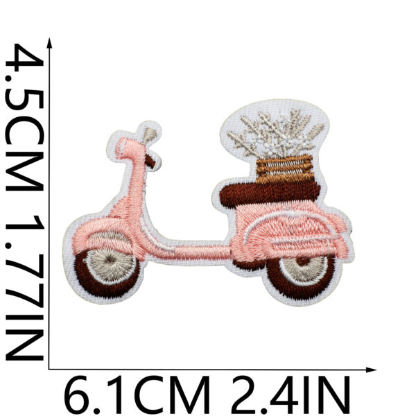 oly-35bf837d389a9ecc84d19554fb475215 Wholesale Sweet Taste Embroidered Cloth Sticker Valentine Bear Patch Sticker Clothes Decoration Pink Love Embroidered Label