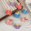 Wholesale Children's Wool Butterfly Hairpin Japanese and Korean Sweet Girl Side Clip Bangs Clip Knitted Hair Accessories for Women