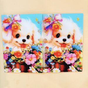 A7-cute puppy notebook (with inner pages and buckles)