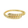 oly-35d6785aa5a02189fb6f68df0cb562cf Wholesale Domineering simulation snake scale snake bracelet personality green eye snake bracelet retro fashion punk bracelet