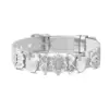 Wholesale 201 Stainless Steel Heart Shape Simple Style Bracelets