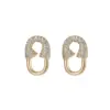 Wholesale Heart Shape Stud Earrings For Women With 925 Sterling Silver Posts And Electroplated Copper Base Featuring Zircon Inlay