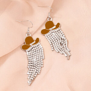 Brown-silver tassel