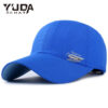 Wholesale Korean version of spring and summer baseball cap outdoor simple sun hat thin material quick-drying cap mesh breathable men's cap