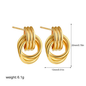 18k real gold small size t142_1