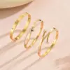 Wholesale Fashionable Luxury Single Bracelet Star/ Knot Design Suitable For Ladies Daily Party Shopping Or Casual Wear Elegant Vintage New Design Gold Plated Stainless Steel Glass