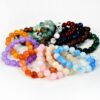 Wholesale Style Color Imitation Jade Beaded Bracelet for Women, Versatile Niche Hand Jewelry Wholesale Non-Fading Cultural Toy Bracelet
