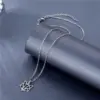 Wholesale Stainless Steel Hollow Out Animal Necklace Fox Pendant Wish Geometric Clavicle Chain Jewelry Simple Polished Metal For Women
