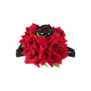11cm rose clip Red-1