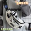 Wholesale Waterproof Chest Bag Women's Japanese-style Harajuku Workwear Sports Crossbody Bag Trendy Brand Large Capacity All-match Student Riding Waist Bag