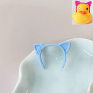 Cat ear headband blue 1