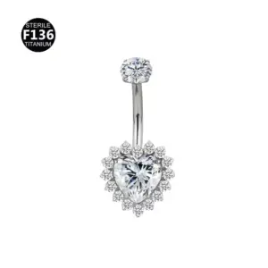 Heart-Shaped Silver / 1.6x10mm