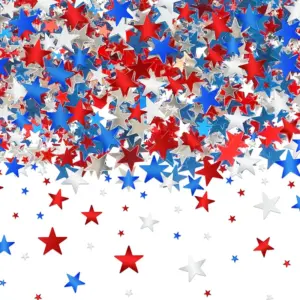 Red, Blue, and White Independence Day Confetti [10g]