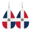 Wholesale Ethnic Style Heart Shape Acrylic Earrings With 925 Sterling Silver Posts, Unisex Design