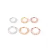 Wholesale Ear Cartilage Rings & Studs Fashion Geometric Copper Zircon
