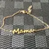 Wholesale Mama Letter Titanium Steel Plating Bracelets
