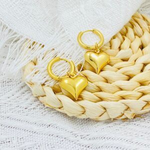 Gold Large Heart (Single)