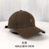 oly-371a4d7abf94fbd7a37b0657906a16d1 Wholesale Spring and summer baseball cap men's and women's solid color metal letter B baseball cap face small wide brim cap women