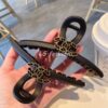 oly-372b91bd6529a6d33b592a3615e76fcb Wholesale 13cm large hair clip ~ French retro Xiaoxiang hair grip children's back spoon updo hair clip frosted shark clip