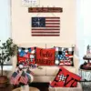 Wholesale Household Plush Pillow Case Featuring Car Pattern, Perfect For Independence Day Decoration