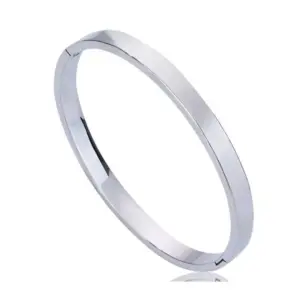 30B-C-5 Steel Color Full-Studded Bracelet