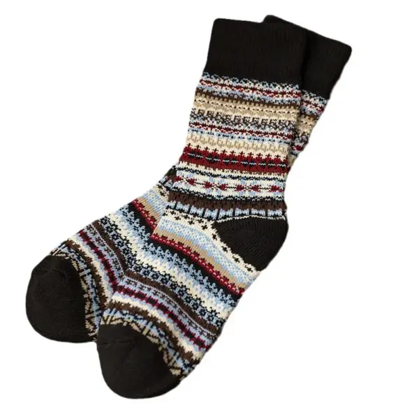 oly-3772dae0e0a2427085029596b8562f4e Wholesale Men's Retro Cotton Socks Mid-Calf Autumn Winter Warm Ethnic Totem Comfortable Breathable Socks