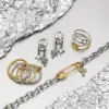 Wholesale 304 Stainless Steel Paper Clip Heart Shape PVD Coated Real Gold Plated Casual Sexy Romantic Waterproof Non Tarnish Plating Cuban Link Chain Curb Chain Cable Chain Tennis Chain Rings Bracelets Earrings