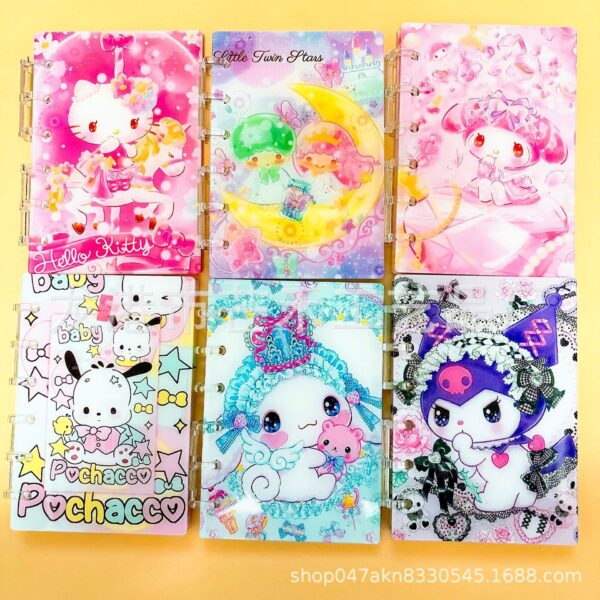 oly-3789faa6b16ec76502ae23d915d8495d Wholesale Acrylic Notebook Handbook Exquisite Loose-leaf Book A7A5 OLY Exclusive