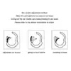 Wholesale Simple Zirconia Earring Set For Women Without Pierced Ears Clip-on Luxury Geometric Water Drop Square Half Circle