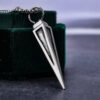 oly-37ac2641d8307cc318149a08959eaebd Wholesale retro trend triangular cone shape stainless steel pendant