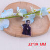 Wholesale Cartoon acrylic girl heart bag pin accessories pendant creative mobile phone patch DIY patch OLY Exclusive