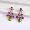 oly-37b773b975dfbe7ba5bd76ea753b5b9f Wholesale carnival earrings classic three-color diamond earrings in style fashion personality