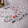 oly-37d6e67d7d6f2cc8c0c0ef598f2efac8 Wholesale jewelry Halloween series skull rabbit earrings creative design cartoon earrings pendant