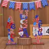 Wholesale 71 Independence Day Cartoon Letter Wooden Decorations American National Day Scene Decoration Props Holiday Party Wooden Materials