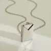 Wholesale Jewelry IG Style Simple Style Commute I Love You Envelope 304 Stainless Steel 18K Gold Plated Pendant Necklace