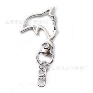 Dolphin silver + 8 characters / Delivery opening ring