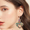 Wholesale  Love Series Earrings Sweet Romantic Colorful Shiny Love Creative Earrings Valentine's Day Gift