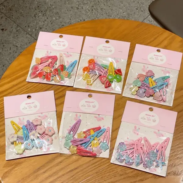 oly-37fab074950838c1ce62163db52a2d72 Wholesale Mini Star Thumb Jelly Hair Clips Girls Mini Elastic Hair Bands Festive Resin Hair Accessories For Everyday Cute Female Children