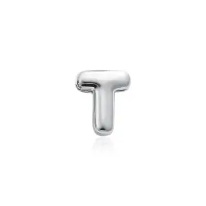 Silver Letter T