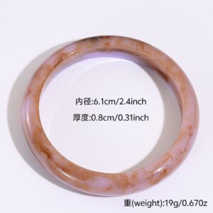 23# bracelet - purple - round - wide band