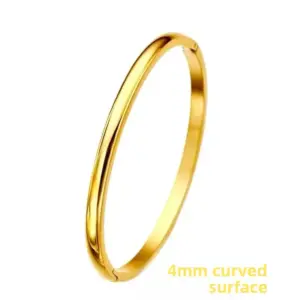40-A-3 Outer Radian Gold 4mm Bracelet