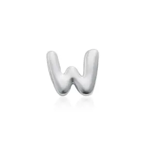 Silver Letter W