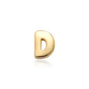 Gold Letter D
