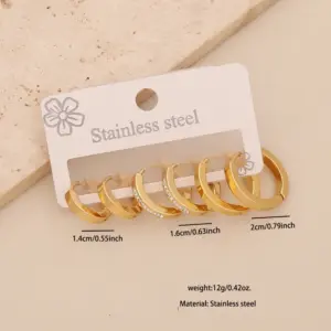 Gold / Average Size / 1#Flat Single Row