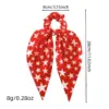 oly-38b27e0adbcf96b2981159a8cff2a297 Wholesale Multicolor Bubble Braid Hair Rope Bow Tie Hair Accessory Made Of Cloth, Perfect For Independence Day