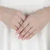 oly-38b2e406a6c0eafb3e4edea31d711cdb Wholesale Elegant And Cute Love At First Sight Fashion Couple Ring Men's And Women's Simple Personality Open Ring Adjustable Ring Ring