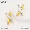 Wholesale Ion Plating (IP) 18K Gold Plated Square Heart Shape Butterfly 304 Stainless Steel Vacation Classic Style Waterproof Non Tarnish Ear Studs