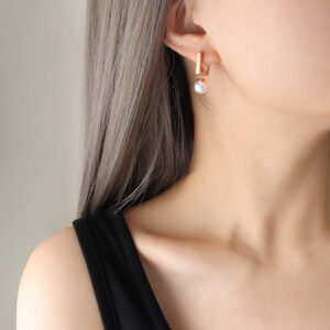 F287-rose earrings