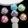 oly-38ea8d2e3efcaf020a818a7a5405eef3 Wholesale cloud beads clay diamond ball can wear straight hole beads DIY mobile phone chain key chain bag chain accessories