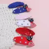 Wholesale American Independence Day Butterfly Decorative Hair Clip Girl Star Hair Accessory Shiny Highlight Rainbow